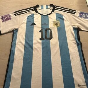 2022 Argentina Home Jersey - WC Final - #10 Messi